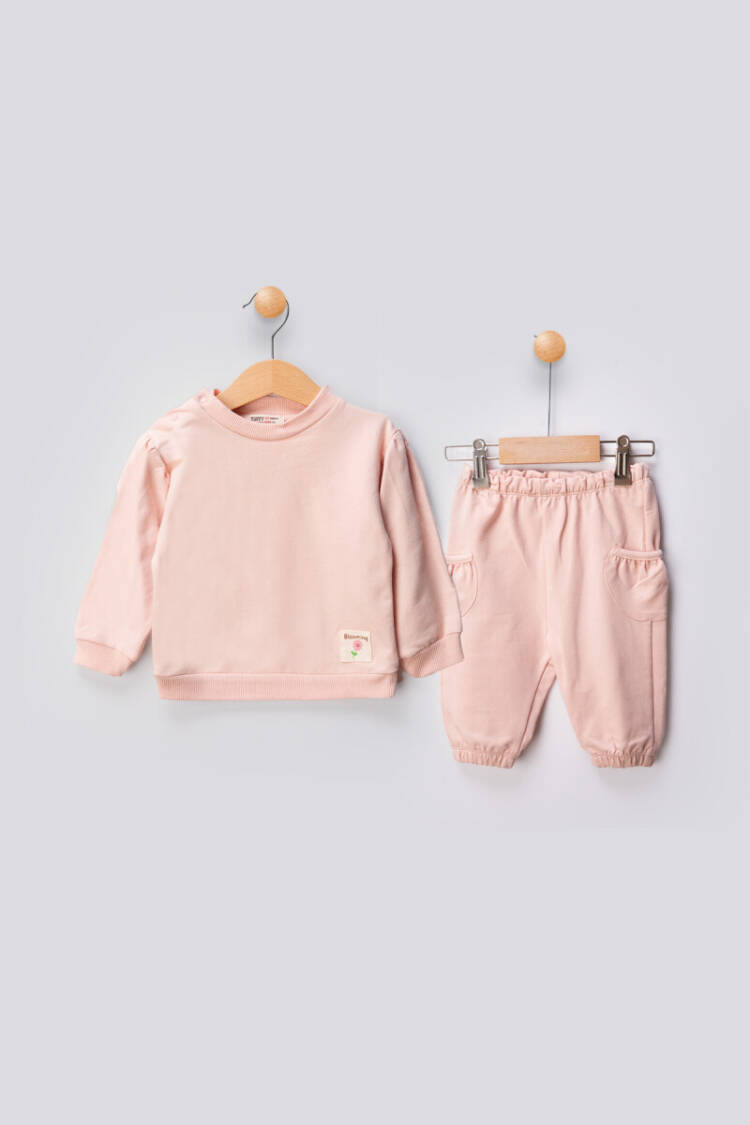 Wholesale Baby Girls Basic Tracksuit Set 6-18M - Brand: Tuffy - Kids & Baby Clothes Wholesale - Globality Store