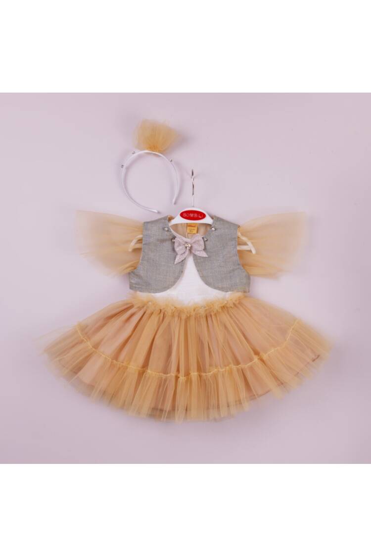 Wholesale Baby Girls Crown Dress 9-24M - Brand: Bombili - Kids & Baby Clothes Wholesale - Globality Store