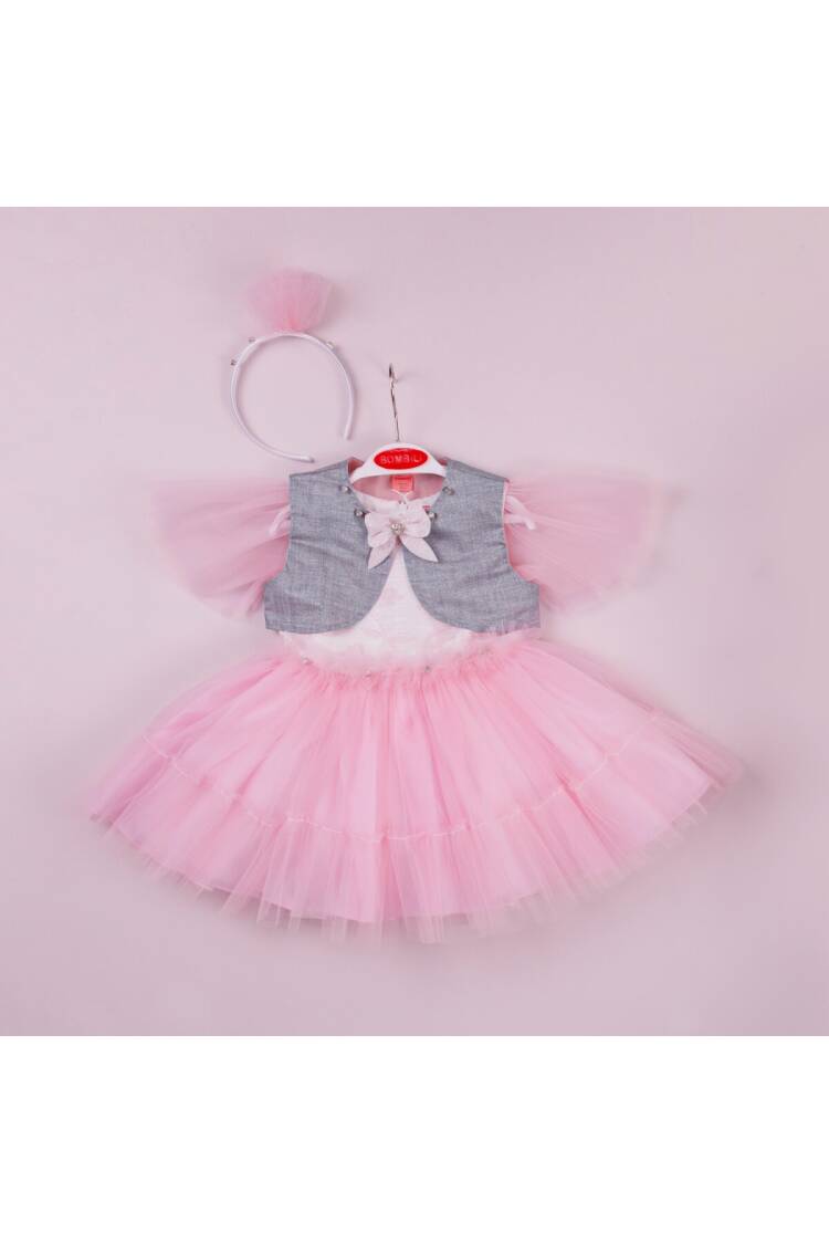 Wholesale Baby Girls Crown Dress 9-24M - Brand: Bombili - Kids & Baby Clothes Wholesale - Globality Store
