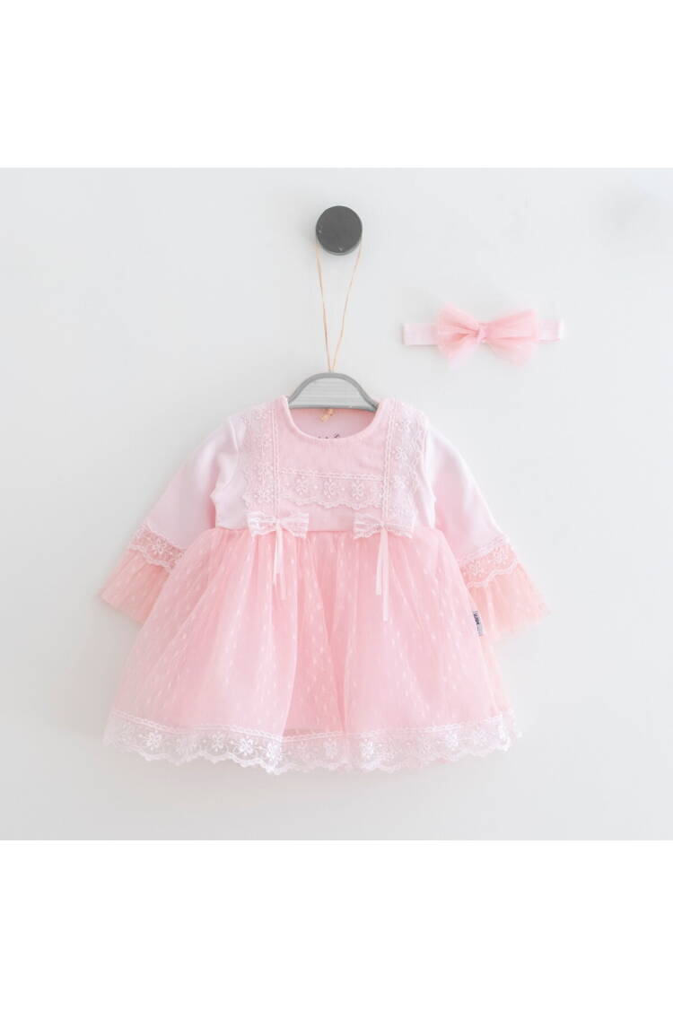 Wholesale Baby Girls Dress and Headband Set 0-12M - Brand: Miniborn - Kids & Baby Clothes Wholesale - Globality Store