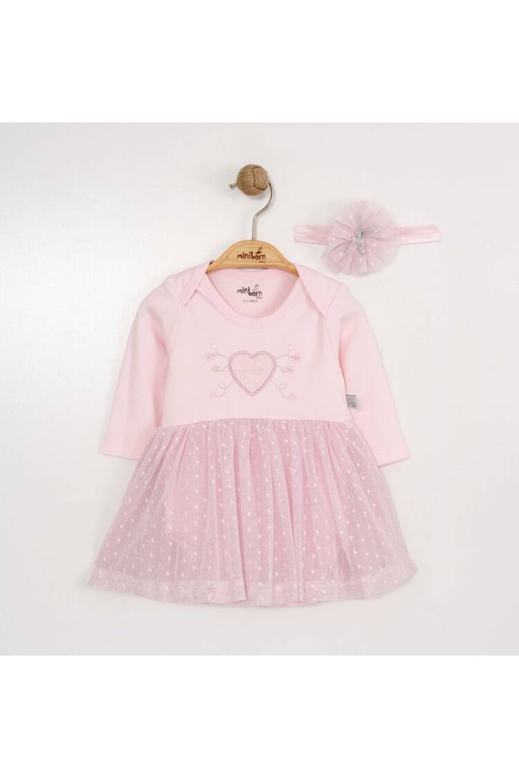 Wholesale Baby Girls Dress and Headband Set 0-12M - Brand: Miniborn - Kids & Baby Clothes Wholesale - Globality Store