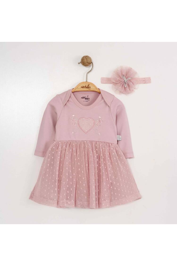 Wholesale Baby Girls Dress and Headband Set 0-12M - Brand: Miniborn - Kids & Baby Clothes Wholesale - Globality Store