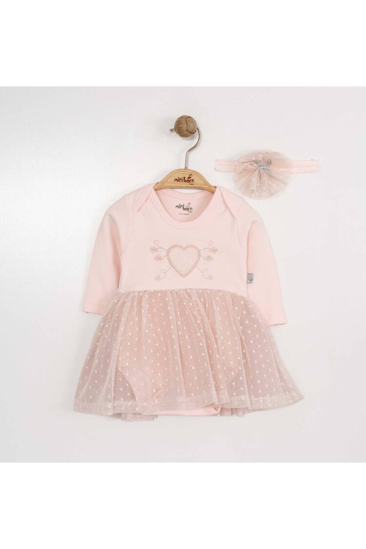 Wholesale Baby Girls Dress and Headband Set 0-12M - Brand: Miniborn - Kids & Baby Clothes Wholesale - Globality Store