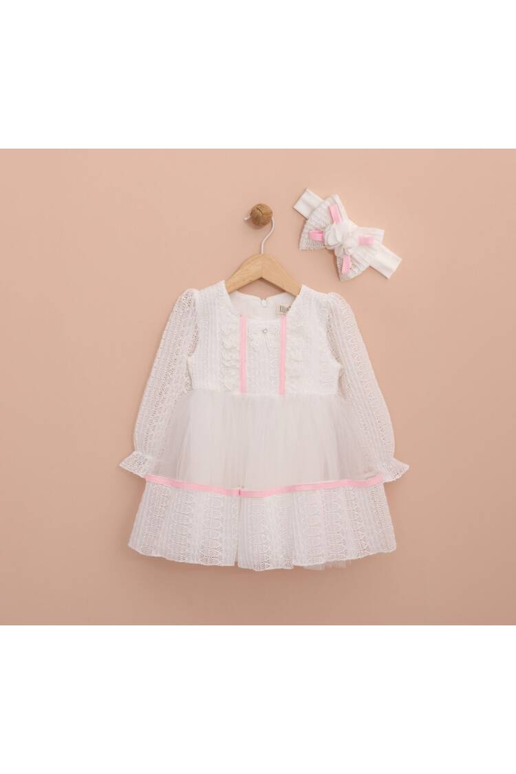 Wholesale Baby Girls Dress with Headband 6-18M - Brand: Lilax - Kids & Baby Clothes Wholesale - Globality Store