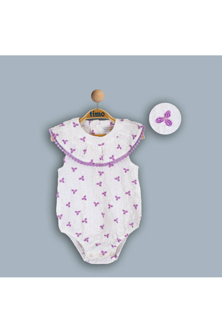 Wholesale Baby Girls Flower Patterned Jumpsuit 6-24M - Brand: Timo - Kids & Baby Clothes Wholesale - Globality Store