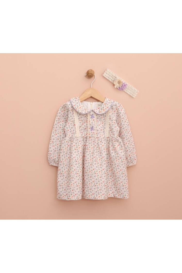Wholesale Baby Girls Flower Printed Dress 6-18M - Brand: Lilax - Kids & Baby Clothes Wholesale - Globality Store