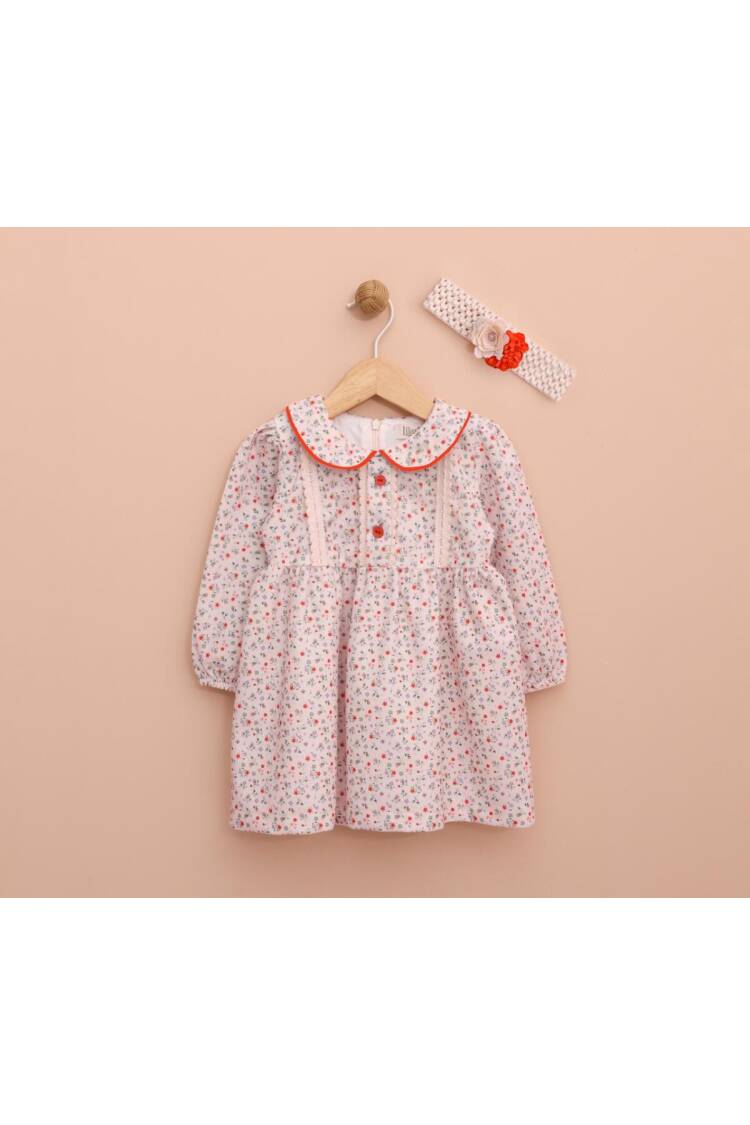 Wholesale Baby Girls Flower Printed Dress 6-18M - Brand: Lilax - Kids & Baby Clothes Wholesale - Globality Store