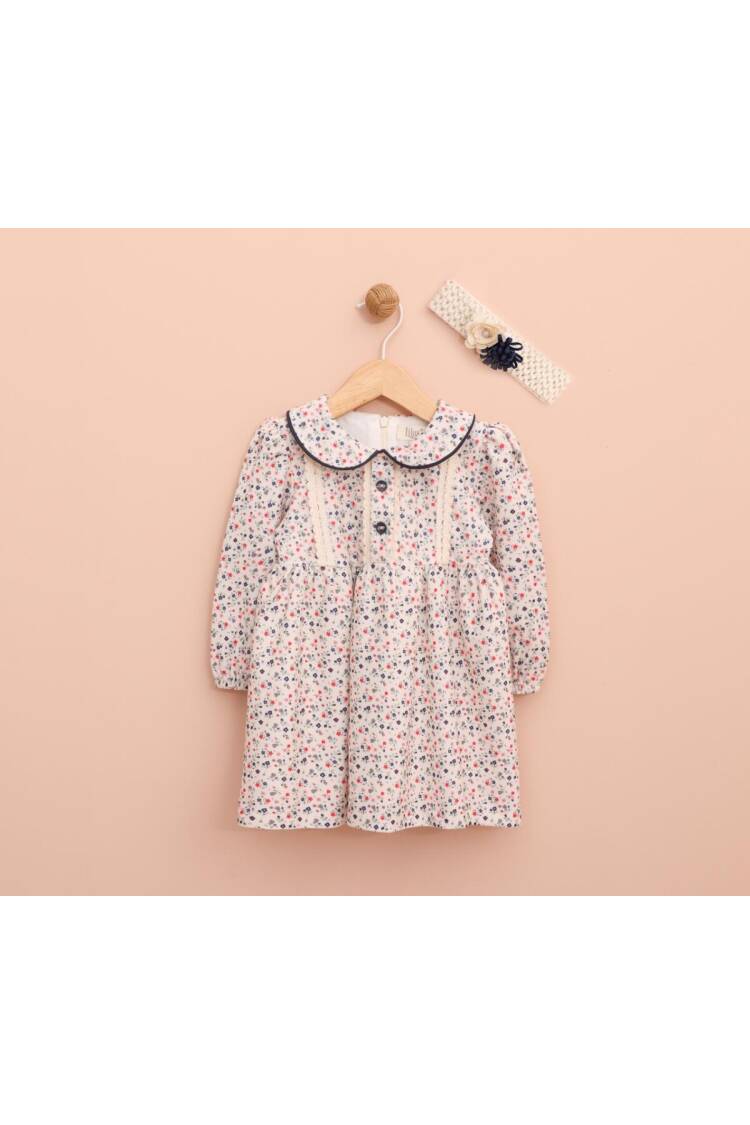 Wholesale Baby Girls Flower Printed Dress 6-18M - Brand: Lilax - Kids & Baby Clothes Wholesale - Globality Store
