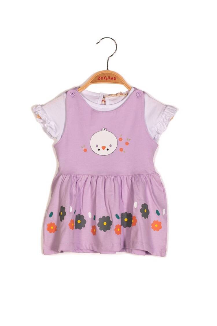 Wholesale Baby Girls Flower Printed Dress with T-shirt 3-24M - Brand: Zeyland - Kids & Baby Clothes Wholesale - Globality Store