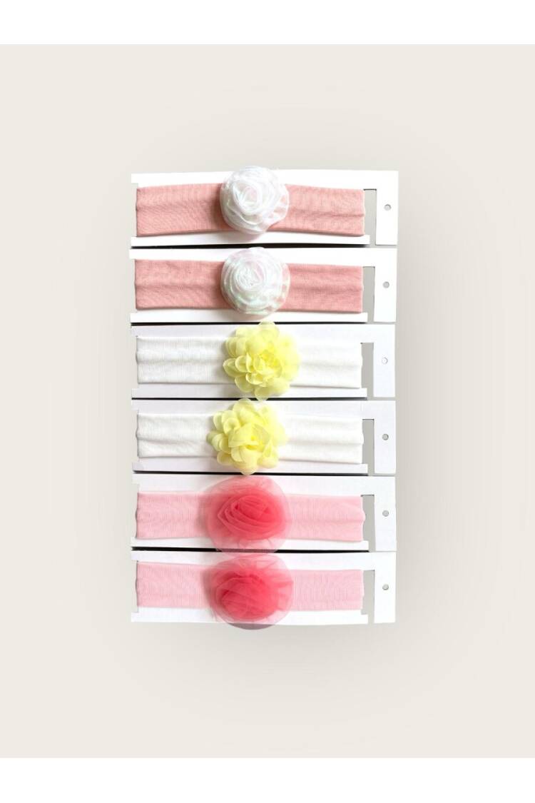 Wholesale Baby Girls Flowers Headband 3-12M - Brand: Algiy Mini - Kids & Baby Clothes Wholesale - Globality Store