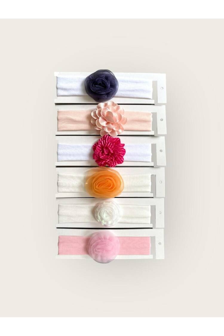 Wholesale Baby Girls Flowers Headband 3-12M - Brand: Algiy Mini - Kids & Baby Clothes Wholesale - Globality Store