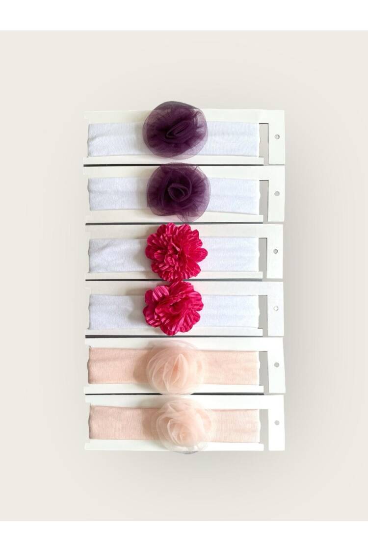 Wholesale Baby Girls Flowers Headband 3-12M - Brand: Algiy Mini - Kids & Baby Clothes Wholesale - Globality Store