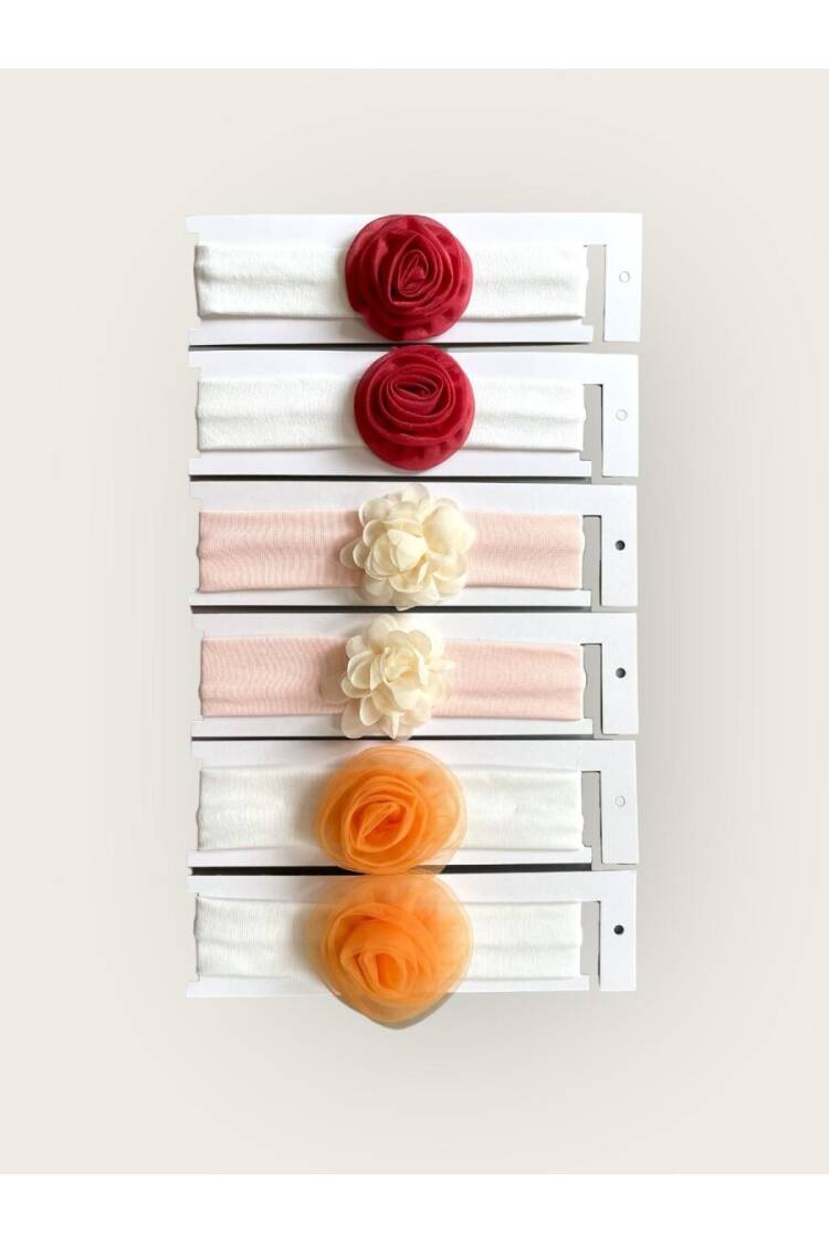 Wholesale Baby Girls Flowers Headband 3-12M - Brand: Algiy Mini - Kids & Baby Clothes Wholesale - Globality Store
