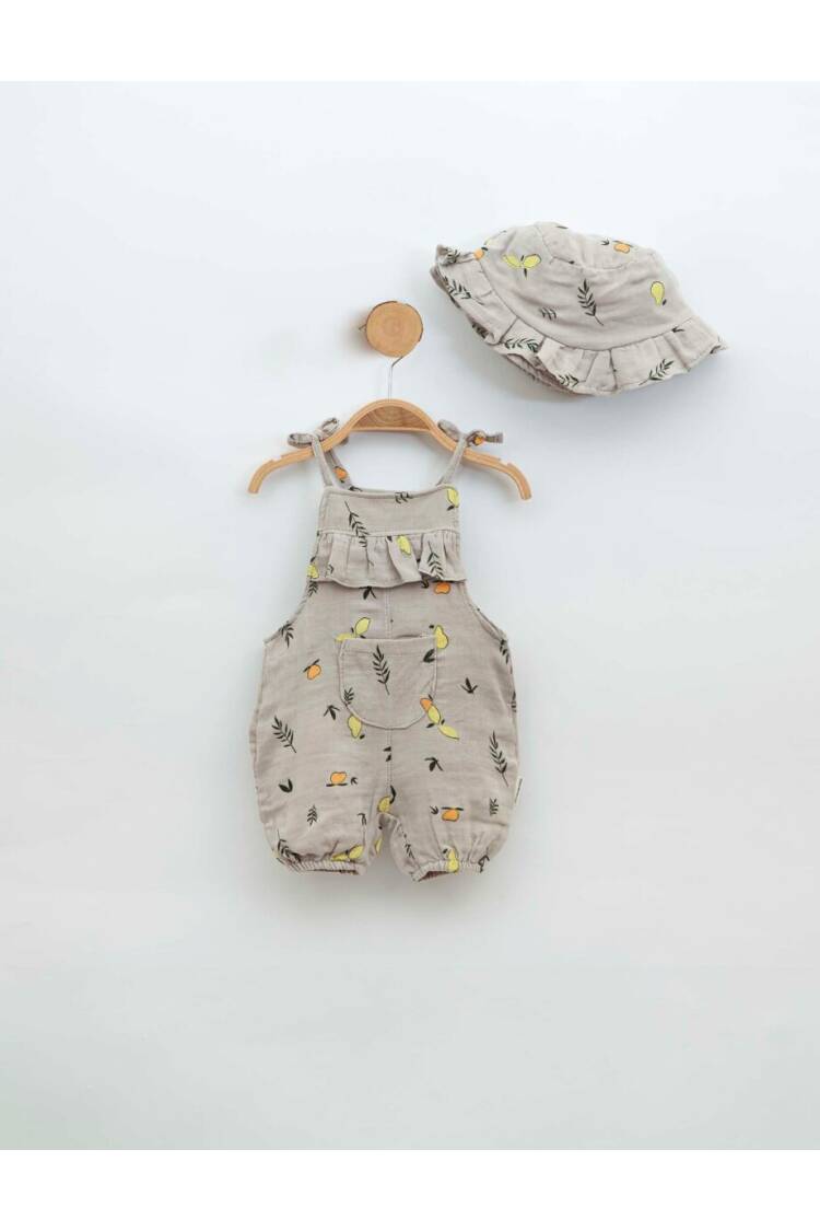 Wholesale Baby Girls Hat and Salopet 3-12M - Brand: Minicorn - Kids & Baby Clothes Wholesale - Globality Store
