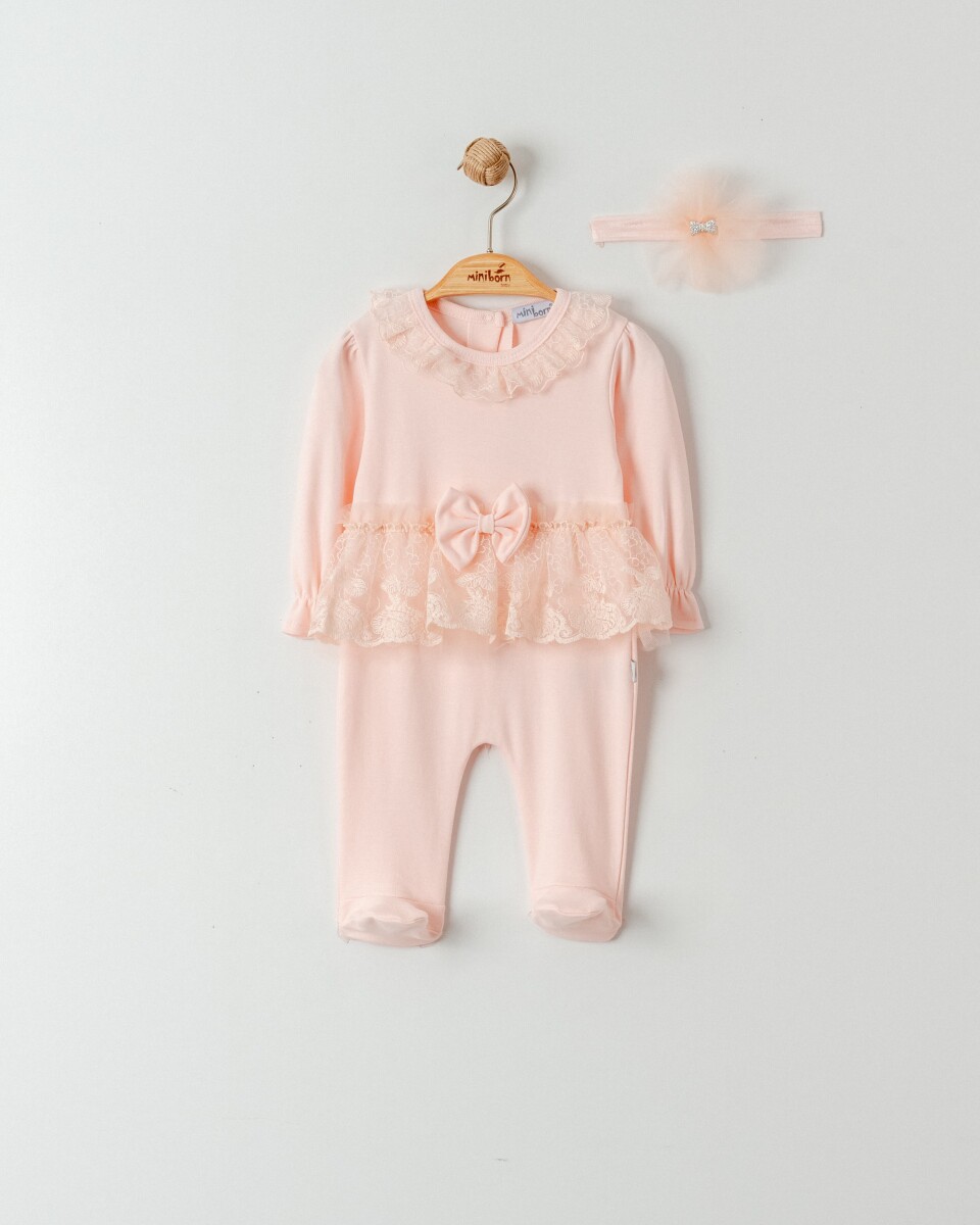 Wholesale Baby Girls Headband Jumpsuit 0-6M - Brand: Miniborn - Women & Kids, Baby Clothes Wholesale - Globality Store