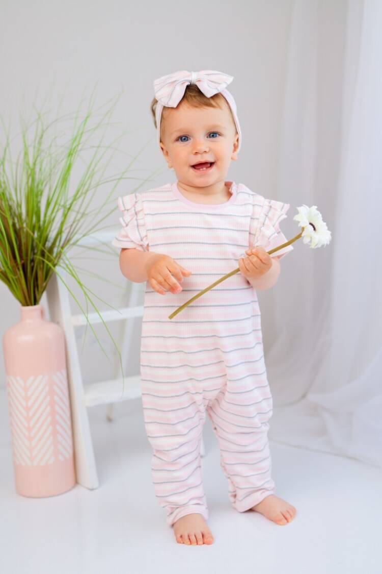 Wholesale Baby Girls Jumpsuit with Handband 3-24M - Brand: Zeyland - Kids & Baby Clothes Wholesale - Globality Store