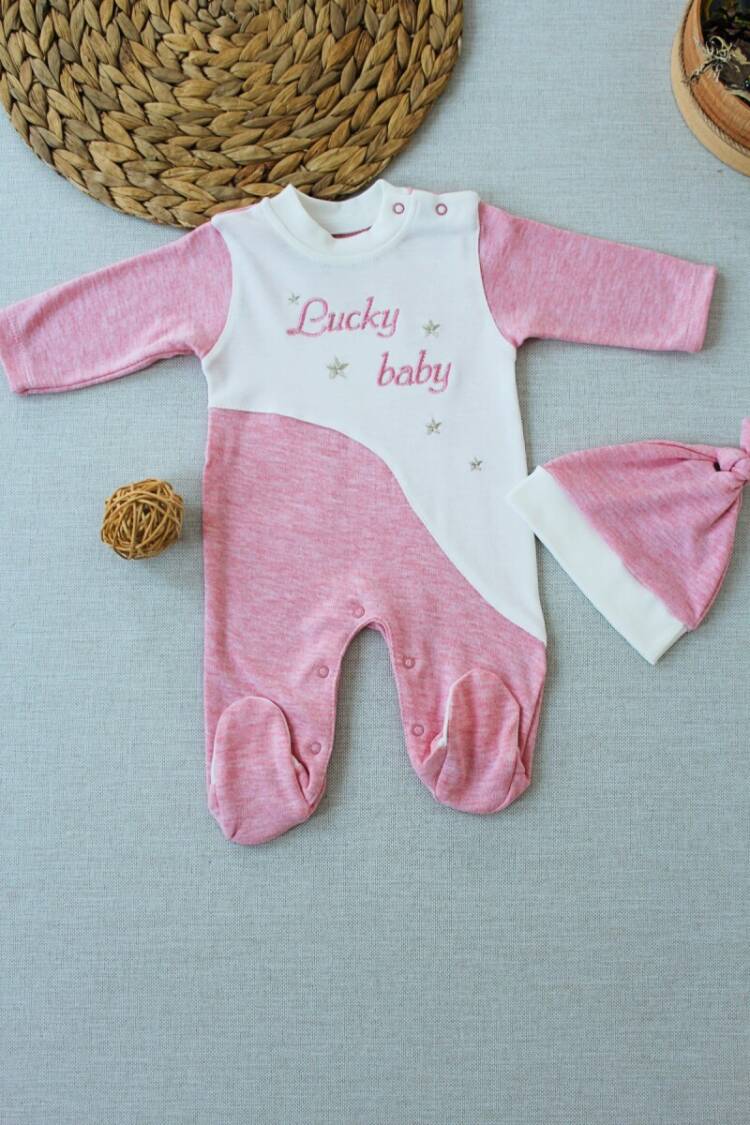 Wholesale Baby Girls Jumpsuit With Hat 0-3M 1074-25278 - Brand: Tomuycuk - Kids & Baby Clothes Wholesale - Globality Store