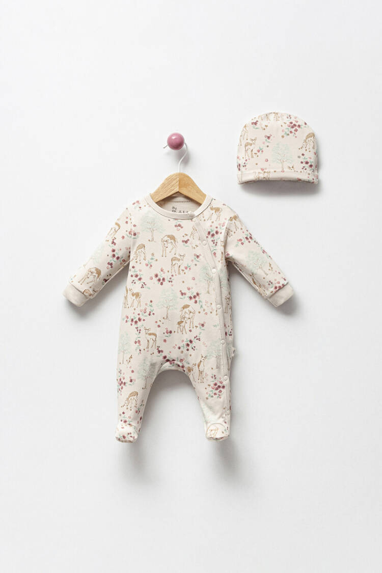 Wholesale Baby Girls Jumpsuit with Hats 0-9M - Brand: Bubbles - Kids & Baby Clothes Wholesale - Globality Store