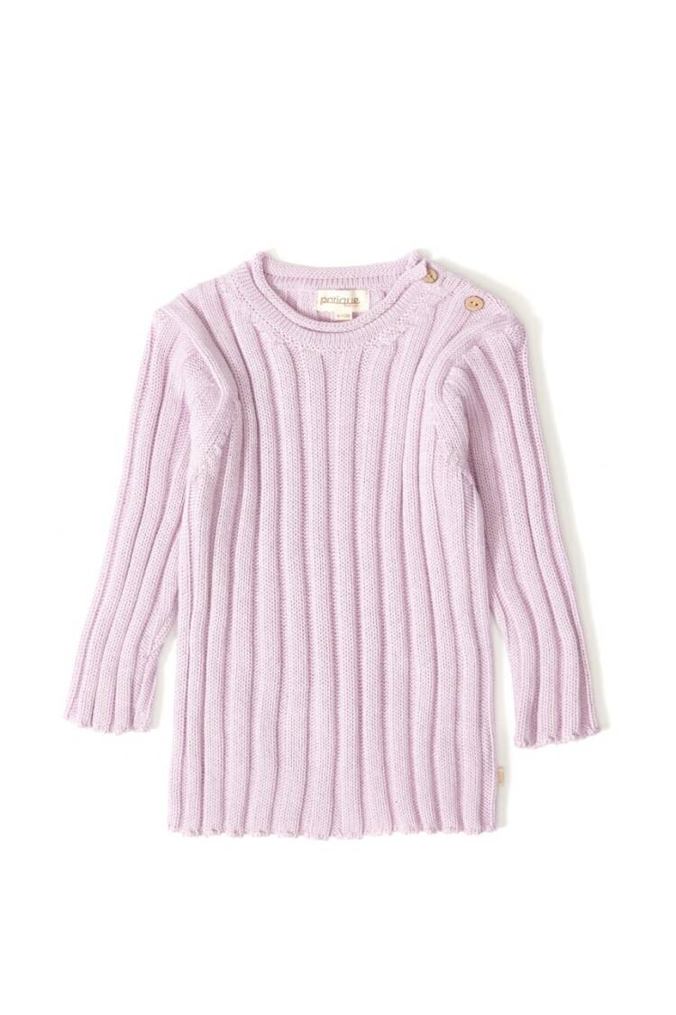 Wholesale Baby Girls Knitwear Ribbed Sweater 12-36M 1061-121064 - Brand: Uludağ Triko - Kids & Baby Clothes Wholesale - Globality Store