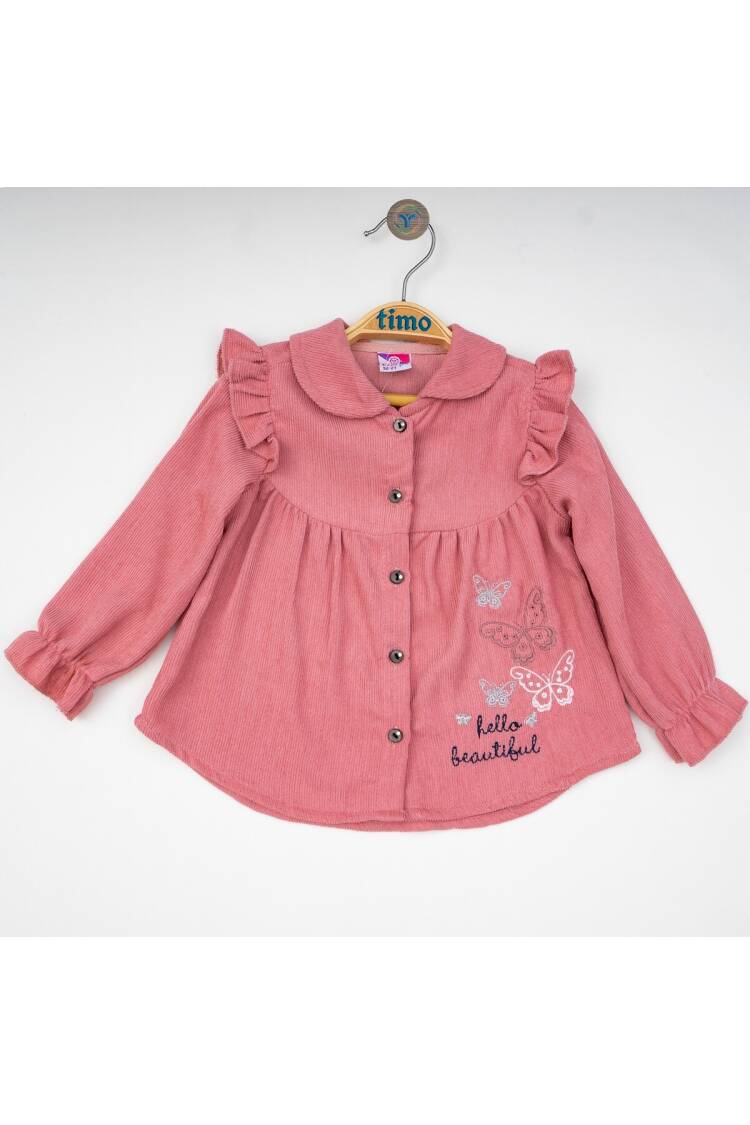 Wholesale Baby Girls Long Sleeve Shirt 6-24M - Brand: Timo - Kids & Baby Clothes Wholesale - Globality Store