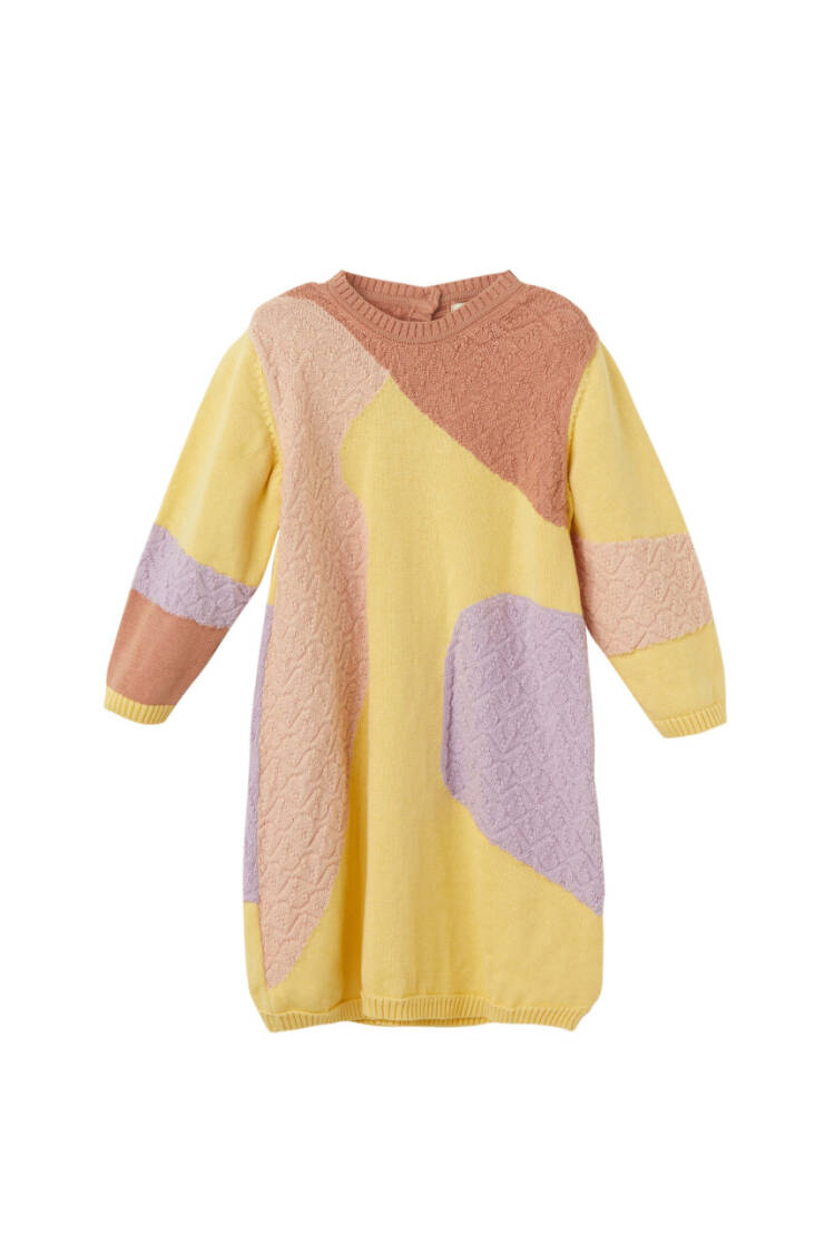 Wholesale Baby Girls Organic Cotton Dress 6-36M - Brand: Uludağ Triko - Kids & Baby Clothes Wholesale - Globality Store