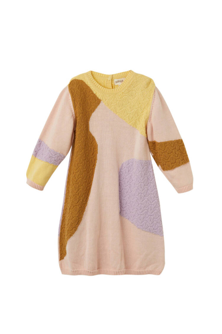 Wholesale Baby Girls Organic Cotton Dress 6-36M - Brand: Uludağ Triko - Kids & Baby Clothes Wholesale - Globality Store