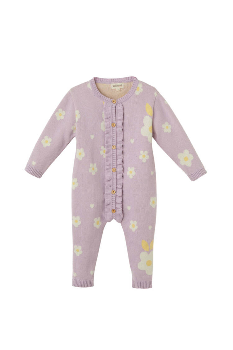 Wholesale Baby Girls Organic Cotton Jumper 3-18M - Brand: Uludağ Triko - Kids & Baby Clothes Wholesale - Globality Store