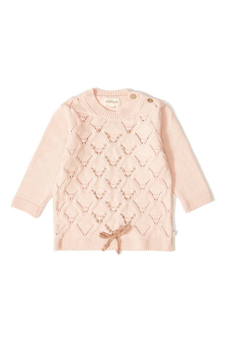 Wholesale Baby Girls Organic Cotton Knitwear Sweater 12-36M - Brand: Uludağ Triko - Kids & Baby Clothes Wholesale - Globality Store