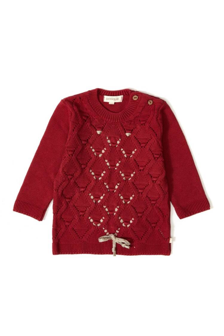Wholesale Baby Girls Organic Cotton Knitwear Sweater 12-36M - Brand: Uludağ Triko - Kids & Baby Clothes Wholesale - Globality Store