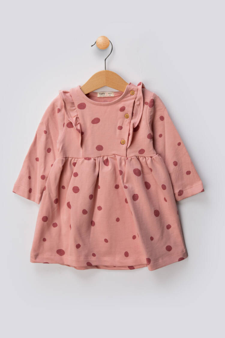 Wholesale Baby Girls Patterned Dress 6-18M - Brand: Tuffy - Kids & Baby Clothes Wholesale - Globality Store