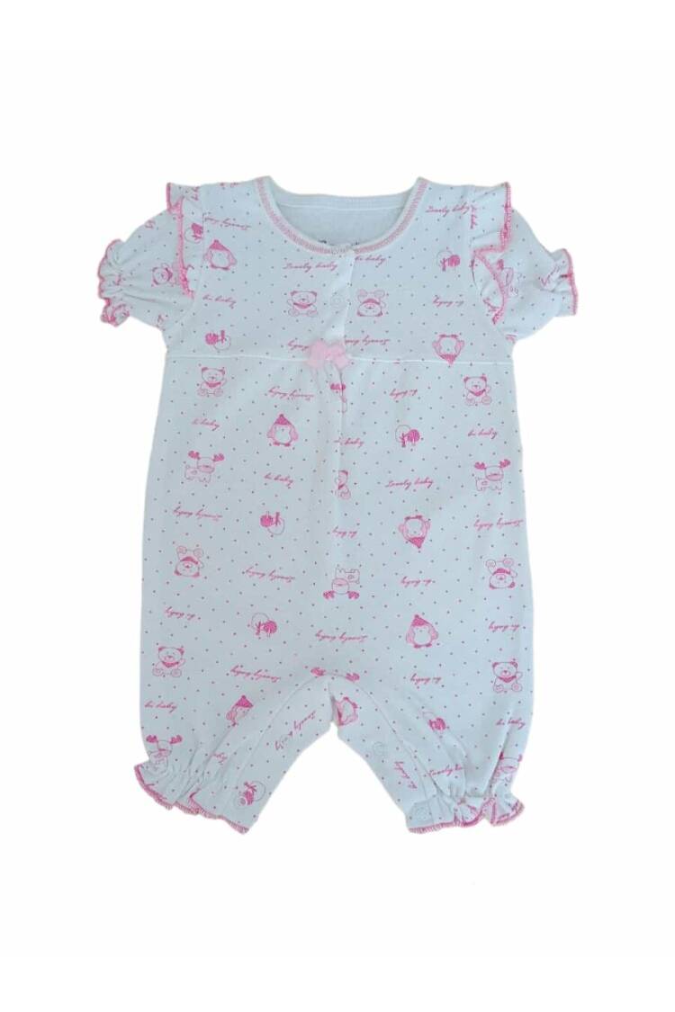 Wholesale Baby Girls Patterned Rompers 6-18M - Brand: Tomuycuk - Kids & Baby Clothes Wholesale - Globality Store