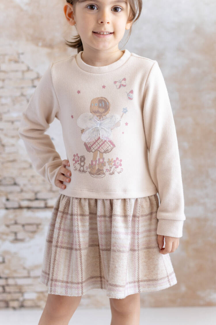 Wholesale Baby Girls Printed Dress 9-48M - Brand: Mininio - Kids & Baby Clothes Wholesale - Globality Store