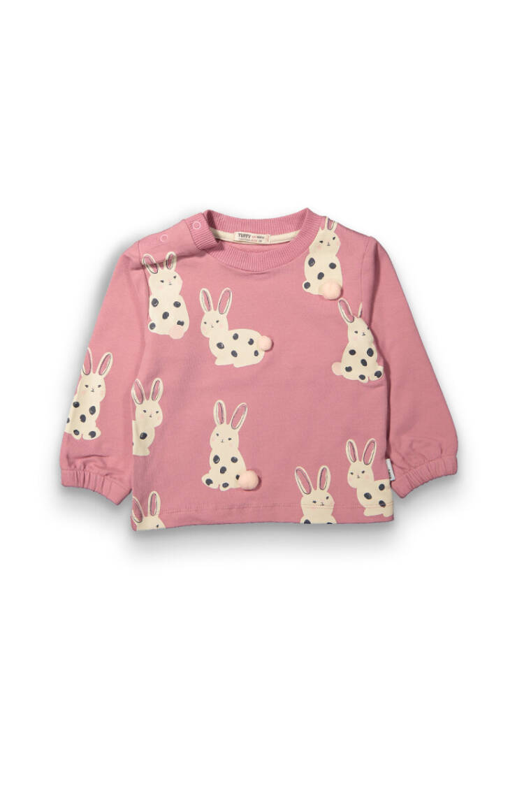 Wholesale Baby Girls Printed Sweatshirt 6-18M - Brand: Tuffy - Kids & Baby Clothes Wholesale - Globality Store