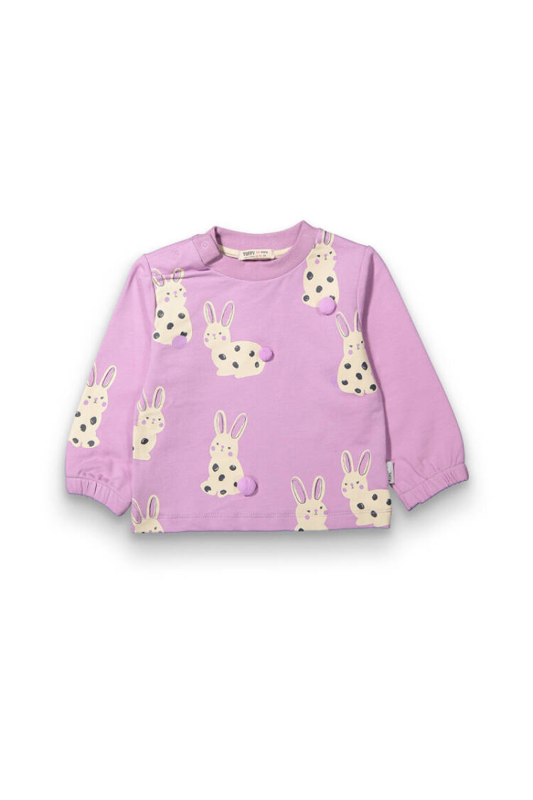 Wholesale Baby Girls Printed Sweatshirt 6-18M - Brand: Tuffy - Kids & Baby Clothes Wholesale - Globality Store
