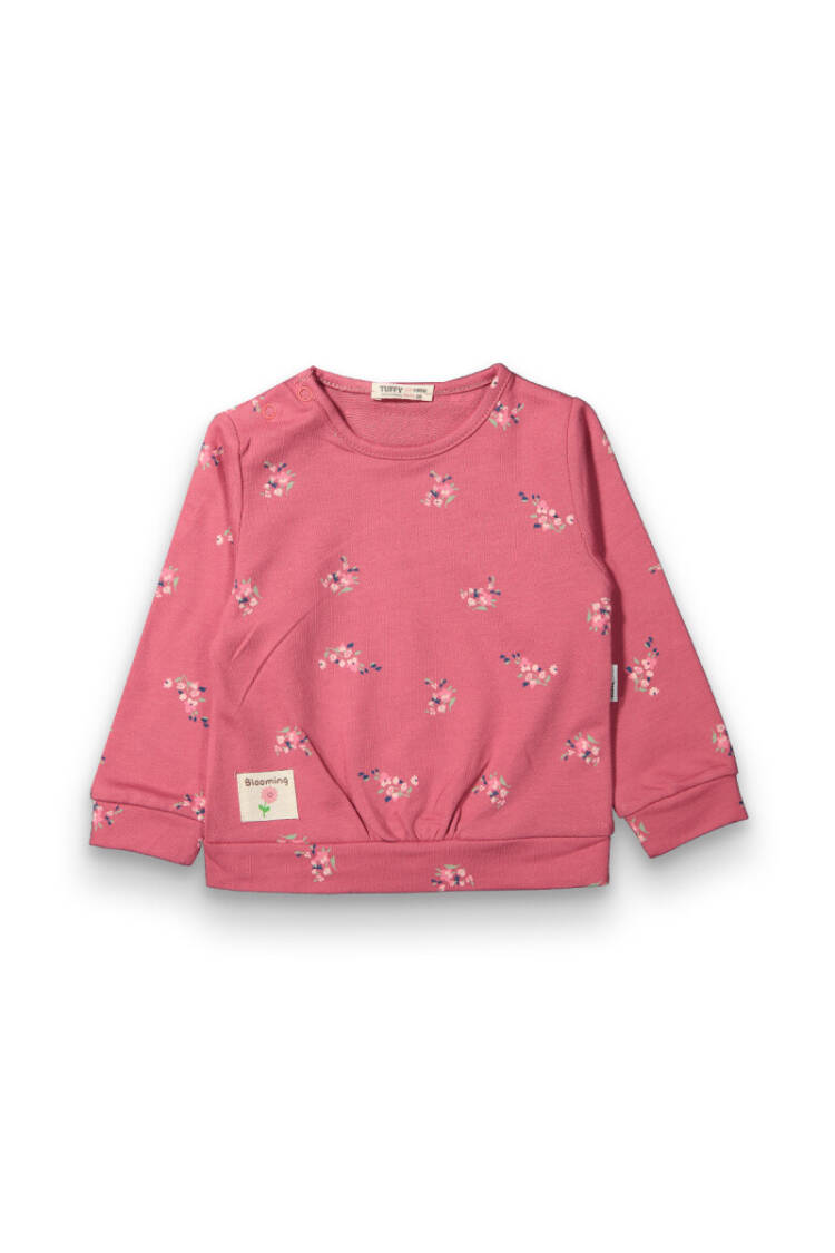 Wholesale Baby Girls Printed Sweatshirt 6-18M - Brand: Tuffy - Kids & Baby Clothes Wholesale - Globality Store