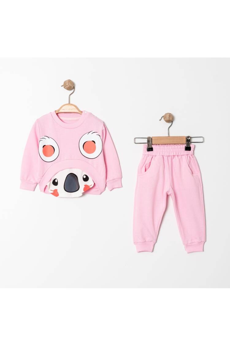 Wholesale Baby Girls Printed Tracksuit Set 9-24M - Brand: Tofigo - Kids & Baby Clothes Wholesale - Globality Store