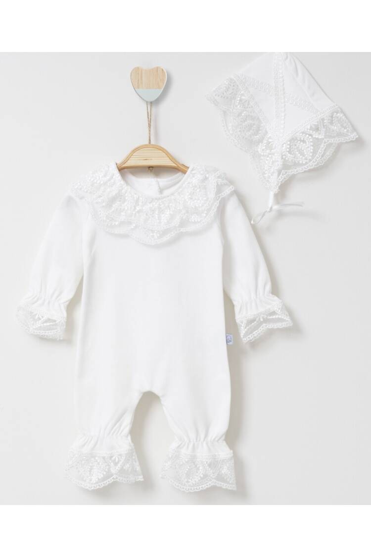 Wholesale Baby Girls Rompers and Hat Set 0-6M - Brand: Miniborn - Kids & Baby Clothes Wholesale - Globality Store