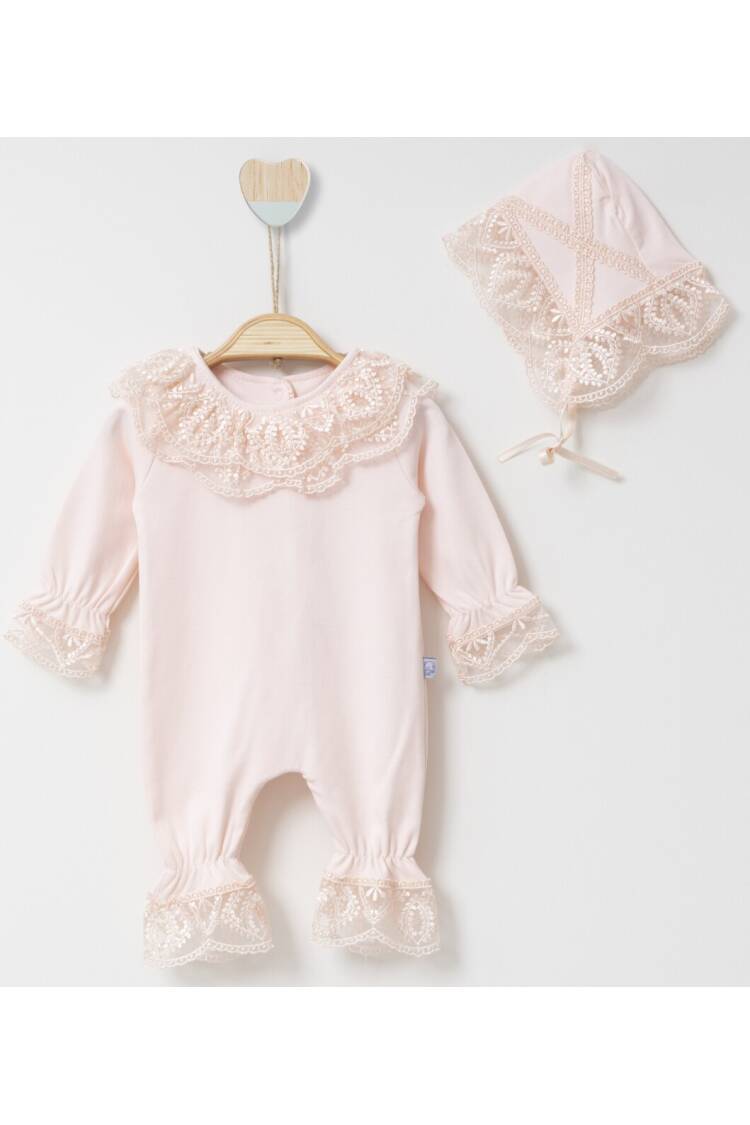 Wholesale Baby Girls Rompers and Hat Set 0-6M - Brand: Miniborn - Kids & Baby Clothes Wholesale - Globality Store