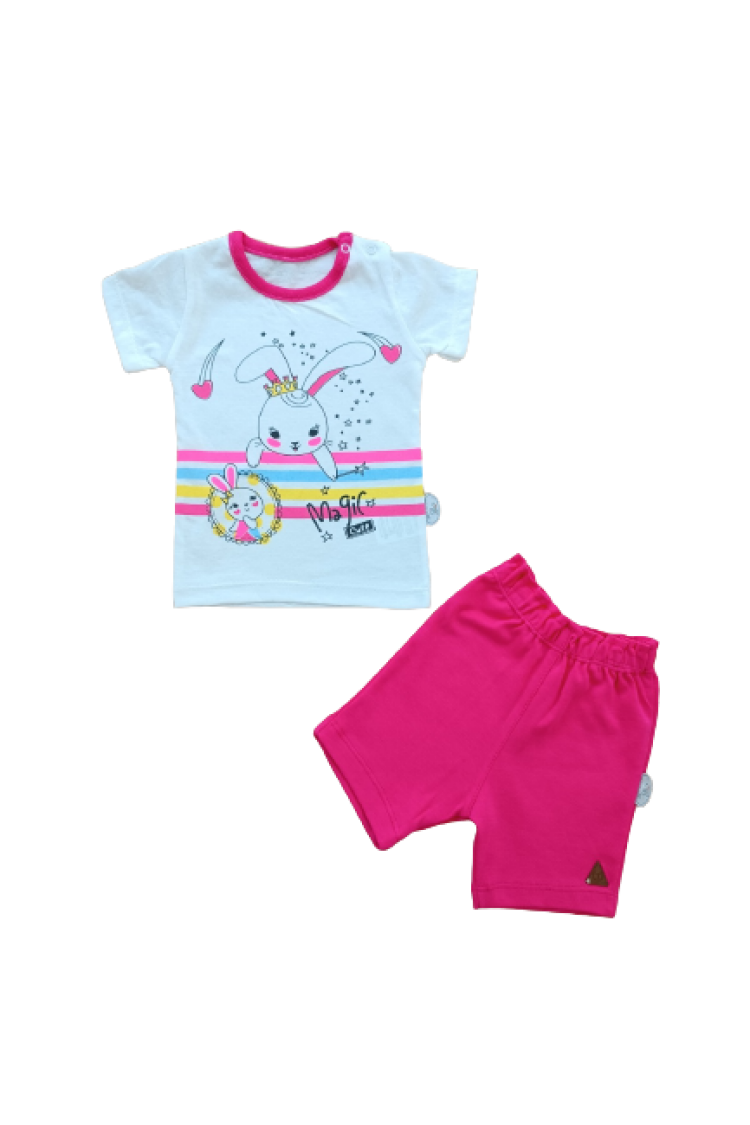 Wholesale Baby Girls T-shirt and Shorts Set 6-18M - Brand: Tomuycuk - Kids & Baby Clothes Wholesale - Globality Store
