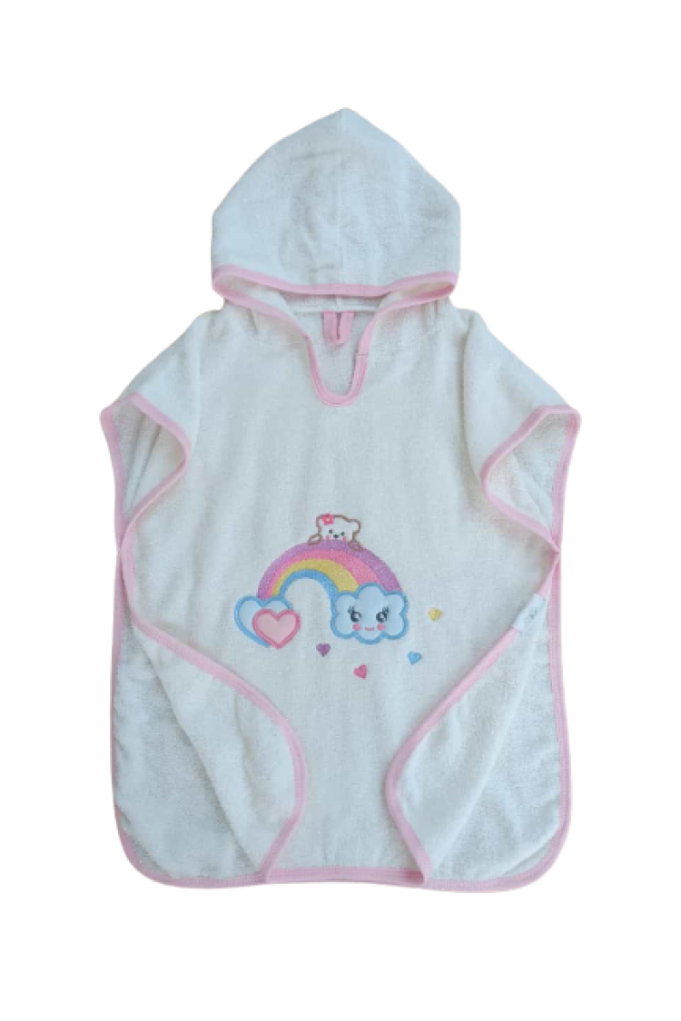 Wholesale Baby Girls Towel Hooded Pareo 0-18M - Brand: Tomuycuk - Kids & Baby Clothes Wholesale - Globality Store