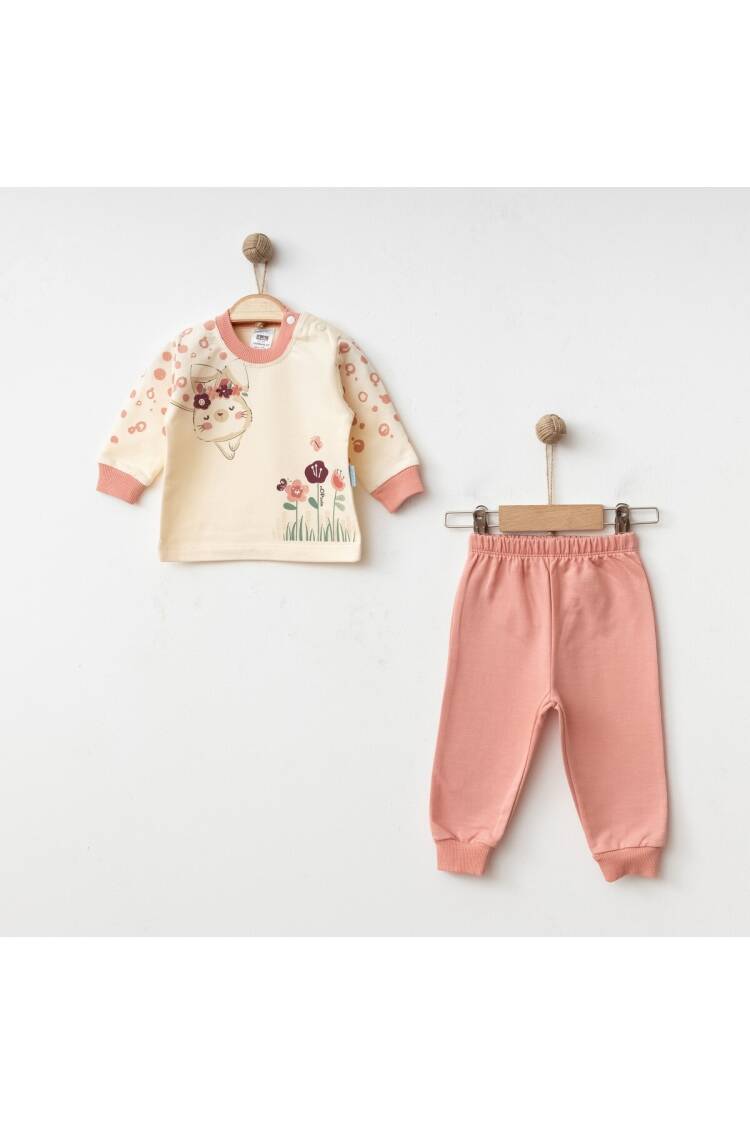 Wholesale Baby Girls Tracksuit Set 3-9M - Brand: Hoppidik - Kids & Baby Clothes Wholesale - Globality Store