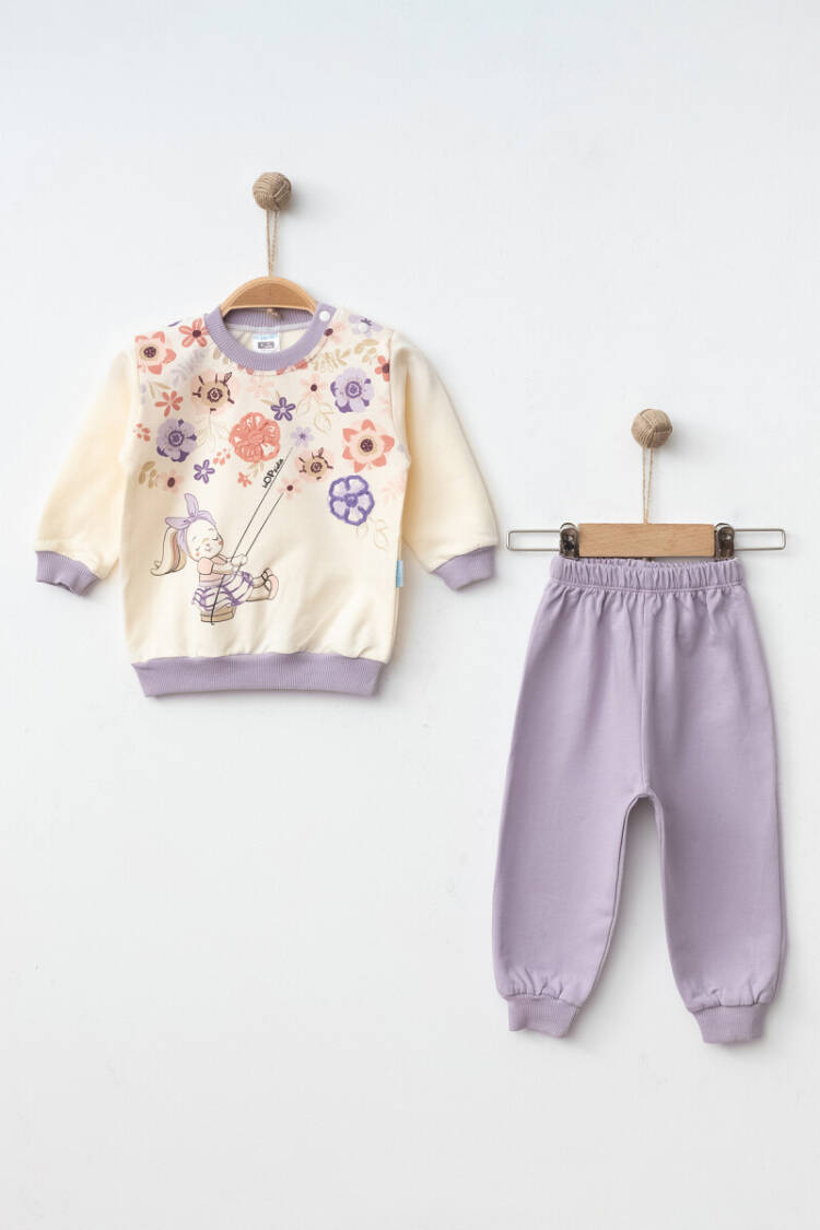 Wholesale Baby Girls Tracksuit Set 9-18M - Brand: Hoppidik - Kids & Baby Clothes Wholesale - Globality Store