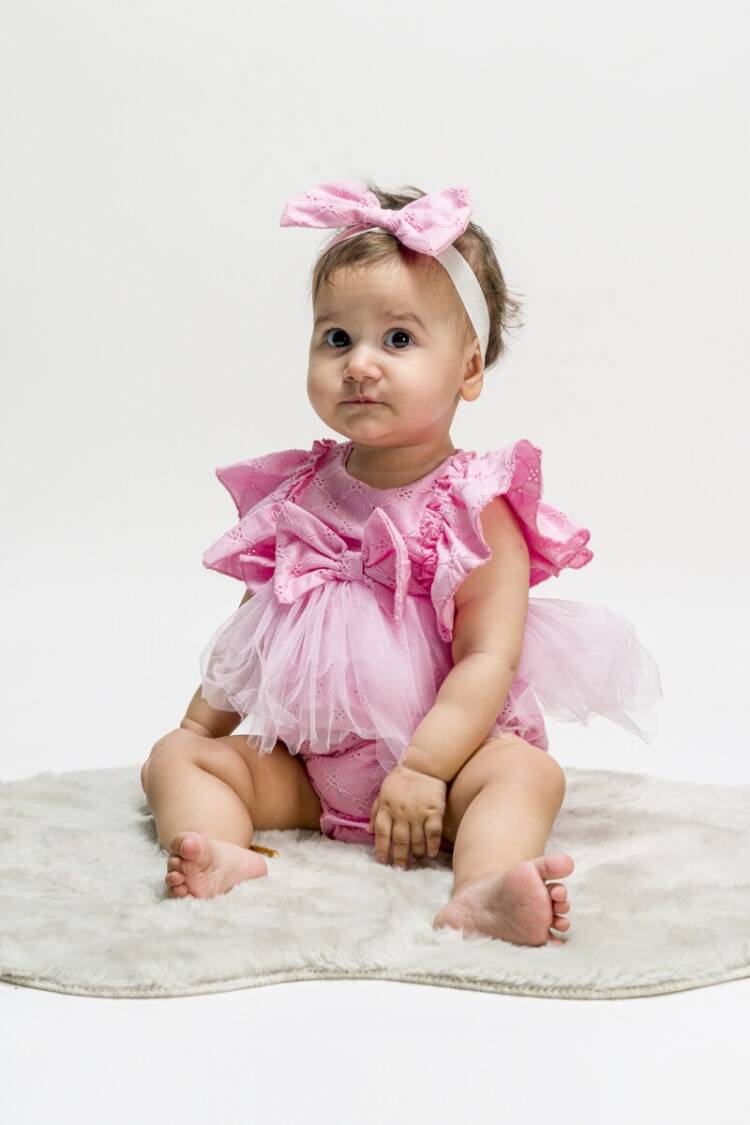 Wholesale Baby Girls Tulle Rompers 3-12M - Brand: Wecan - Kids & Baby Clothes Wholesale - Globality Store