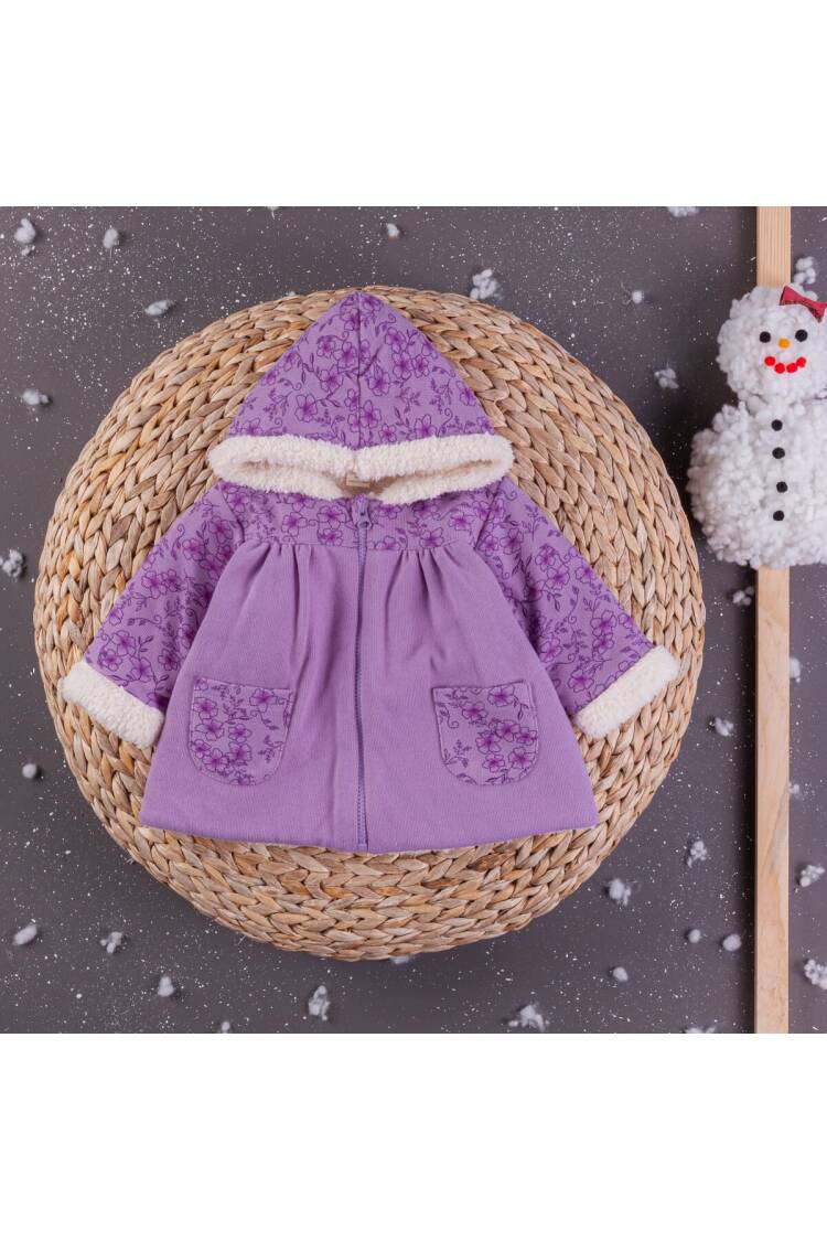 Wholesale Baby Girls Welsoft Cardigan With Hoodie 6-24M - Brand: BabyZ - Kids & Baby Clothes Wholesale - Globality Store