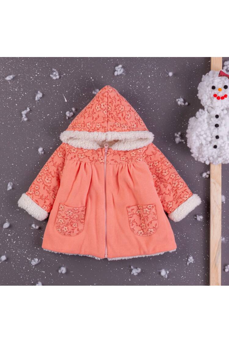 Wholesale Baby Girls Welsoft Cardigan With Hoodie 6-24M - Brand: BabyZ - Kids & Baby Clothes Wholesale - Globality Store