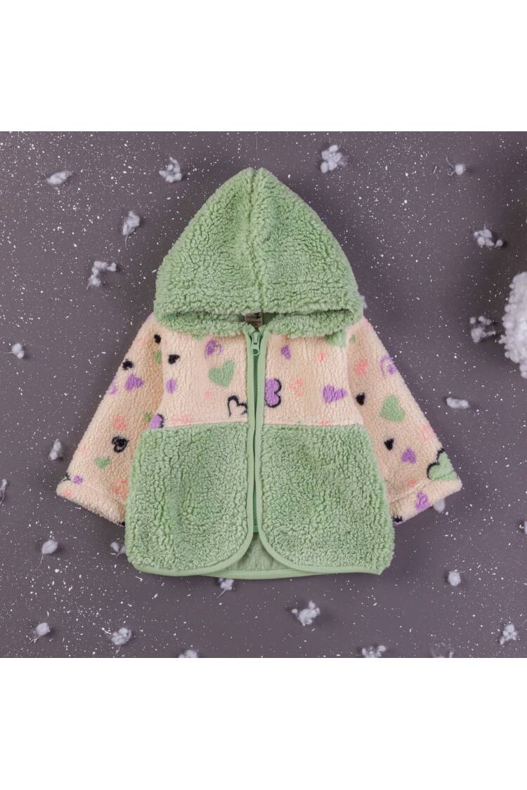 Wholesale Baby Girls Welsoft Cardigan With Hoodie 6-24M - Brand: BabyZ - Kids & Baby Clothes Wholesale - Globality Store