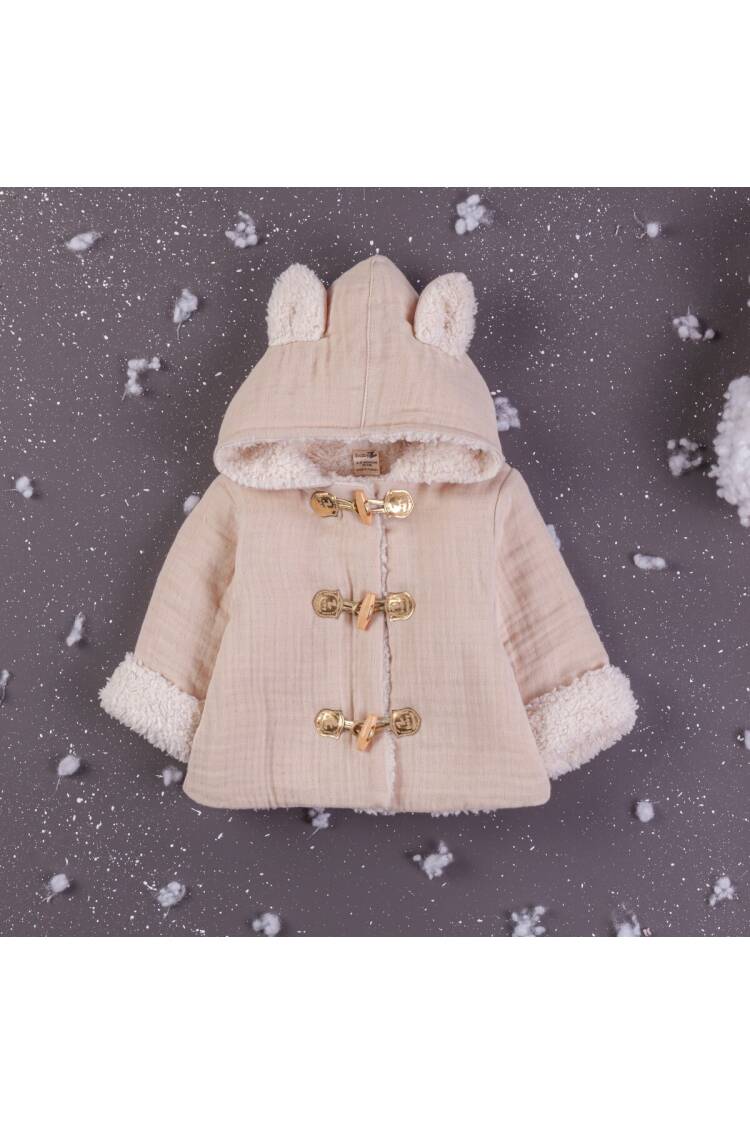 Wholesale Baby Girls Welsoft Coat With Hoodie 6-24M - Brand: BabyZ - Kids & Baby Clothes Wholesale - Globality Store