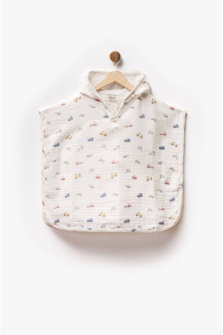 Wholesale Baby Muslin Hooded Pareo 0-12M - Brand: Flexi Baby - Kids & Baby Clothes Wholesale - Globality Store