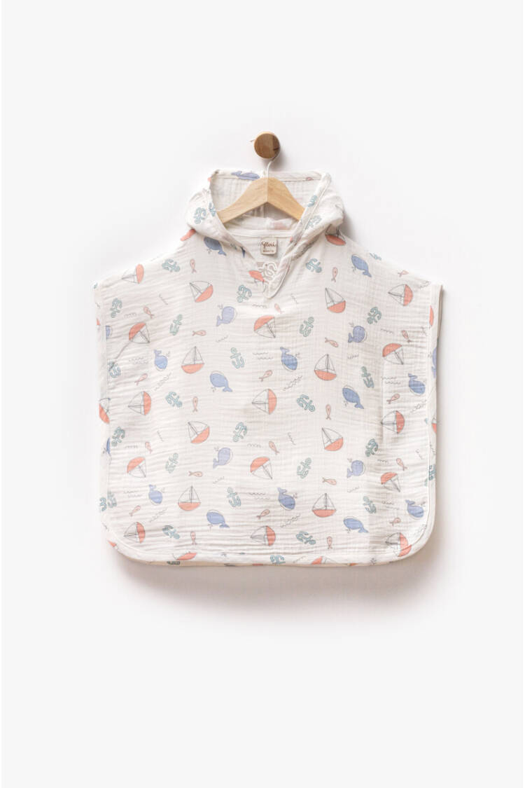 Wholesale Baby Muslin Hooded Pareo 0-12M - Brand: Flexi Baby - Kids & Baby Clothes Wholesale - Globality Store