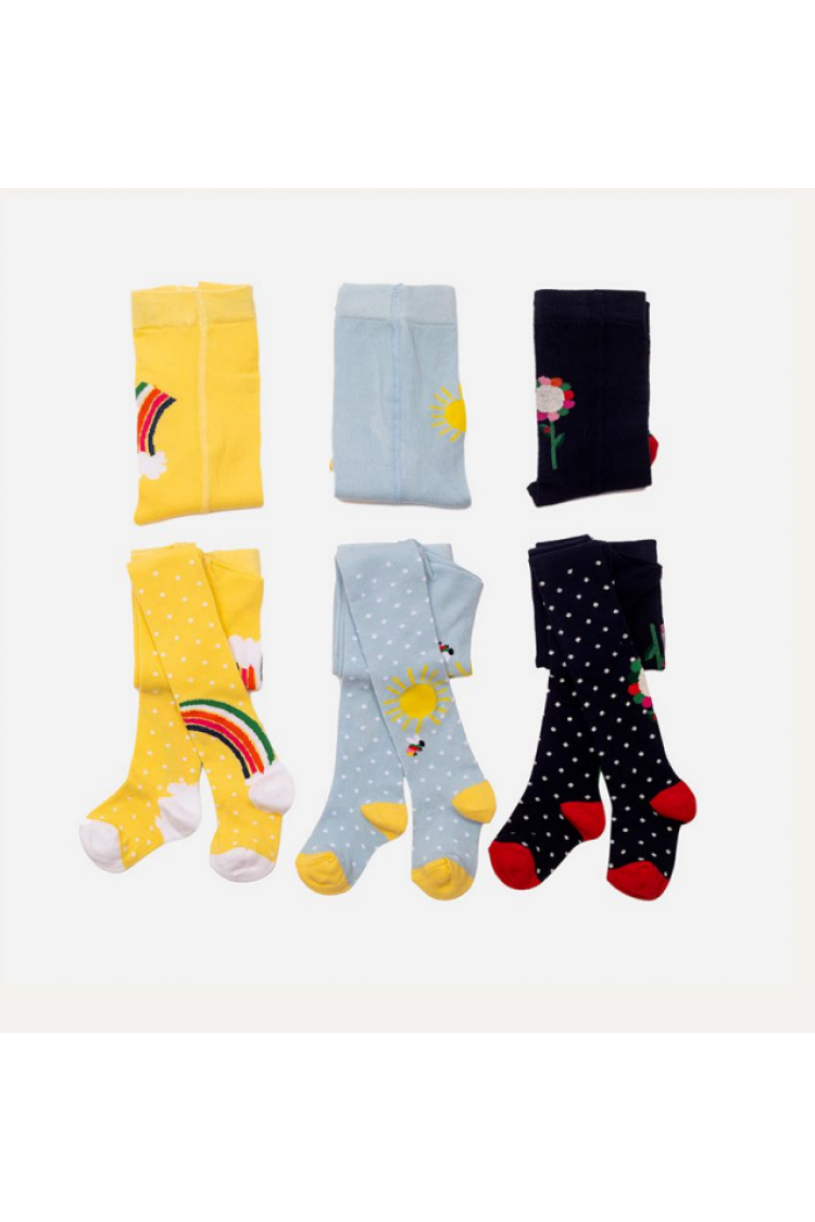 Wholesale 6-Piece Girls Tights - Brand: Defne - Kids & Baby Clothes Wholesale - Globality Store